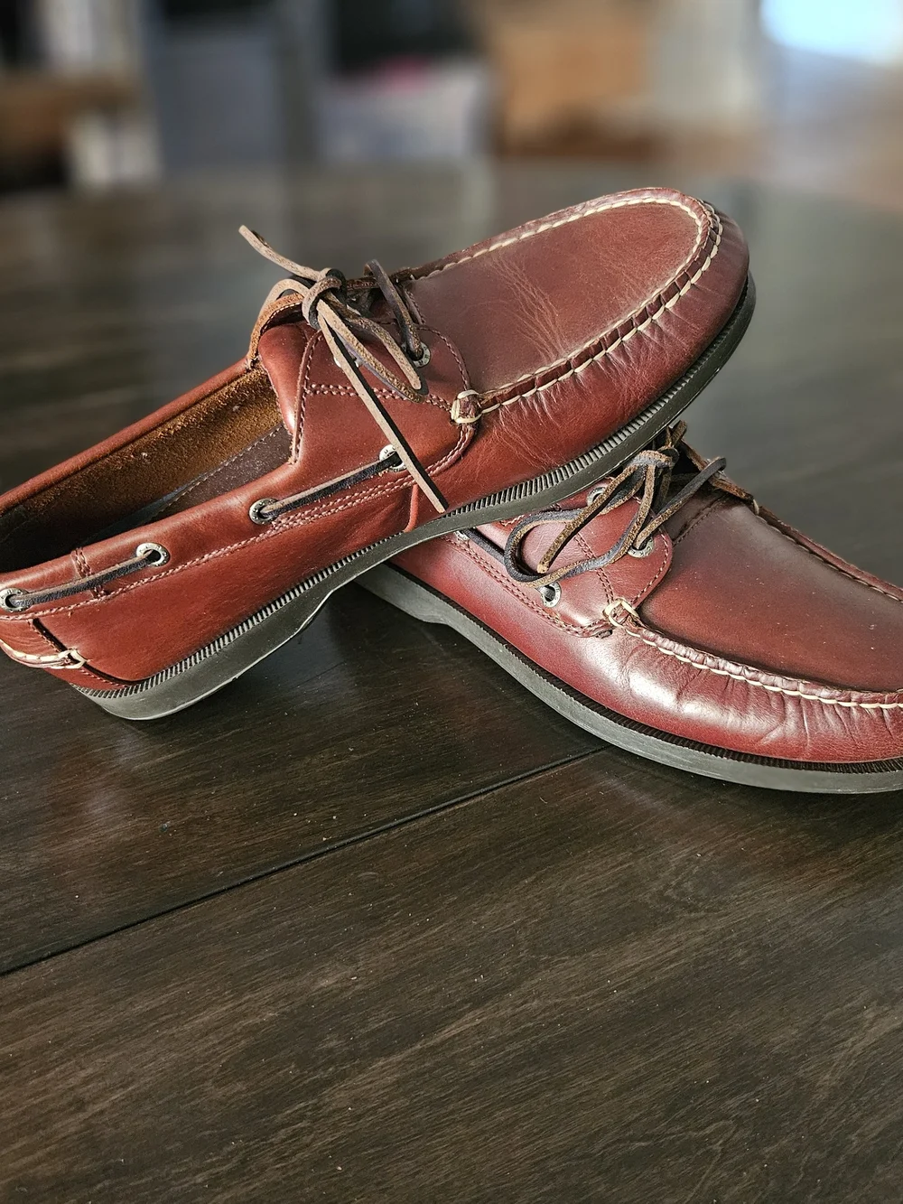 Men's Dockers Leather Boat Shoes - Brown
